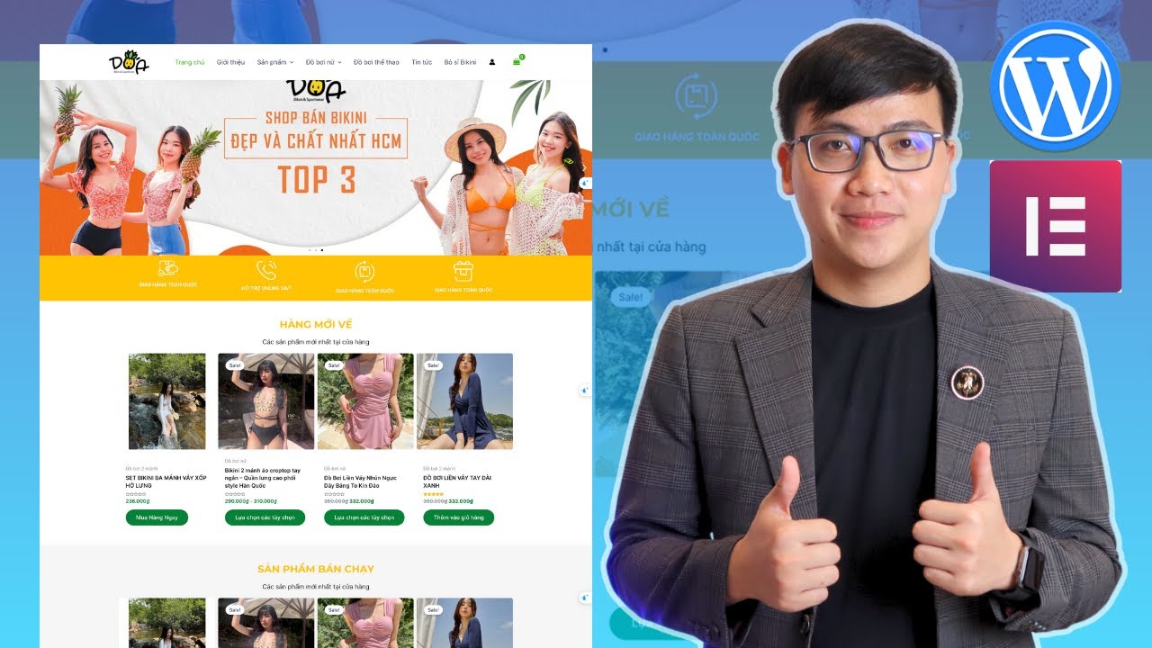 Khóa học thiết kế web bán hàng